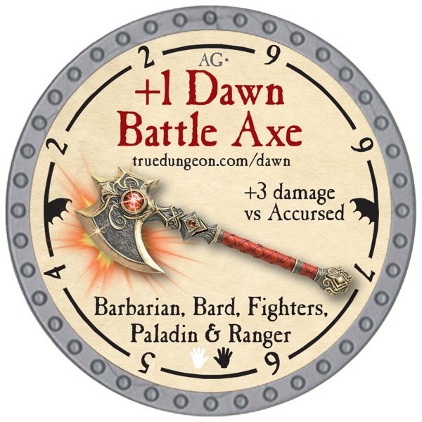 +1 Dawn Battle Axe - 2026 (Platinum)