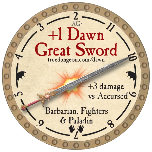 +1 Dawn Great Sword - 2026 (Gold)