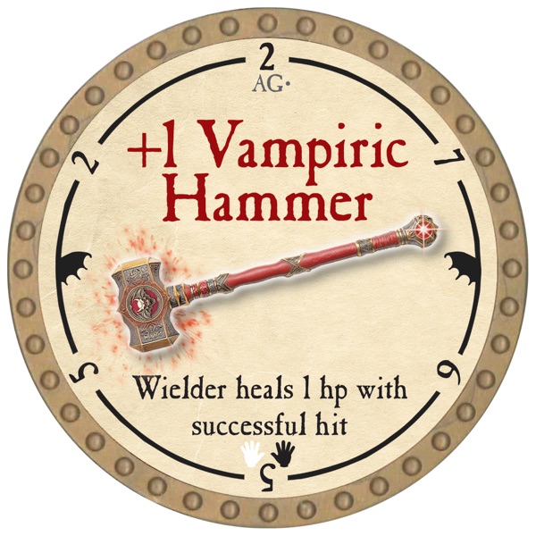 +1 Vampiric Hammer - 2026 (Gold)
