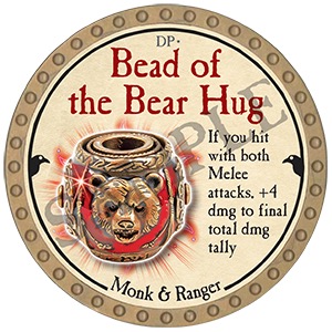 Bead of the Bear Hug - 2025 (Gold)