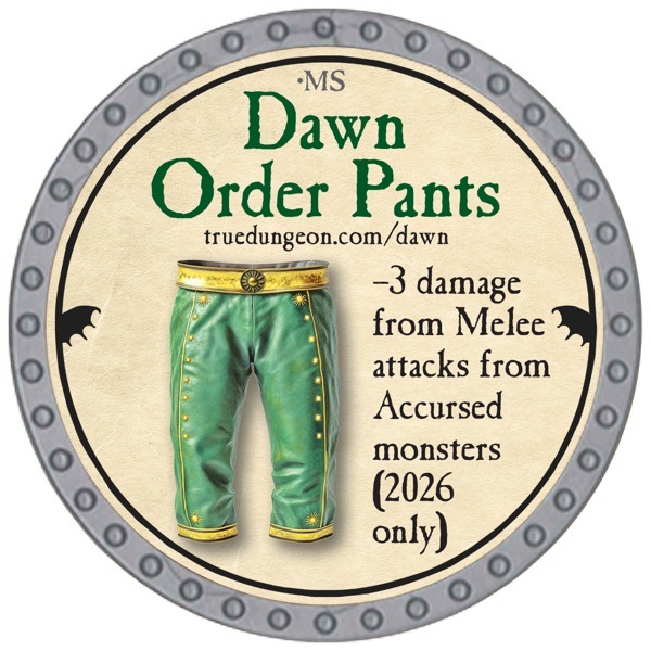 Dawn Order Pants - 2026 (Platinum)