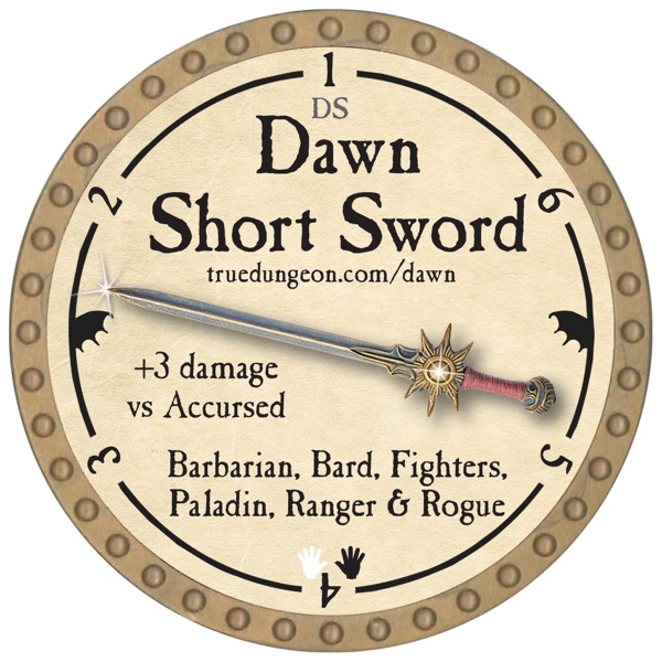 Dawn Short Sword - 2026 (Gold)