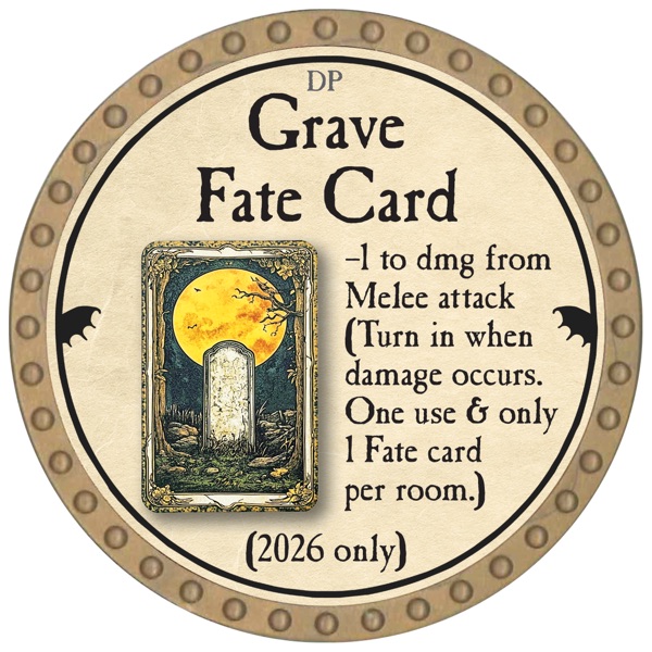 Grave Fate Card - 2026 (Gold)