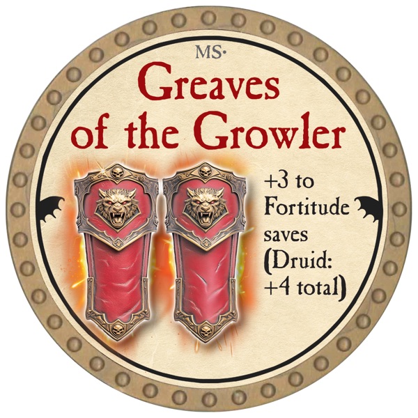 Greaves of the Growler - 2026 (Gold)