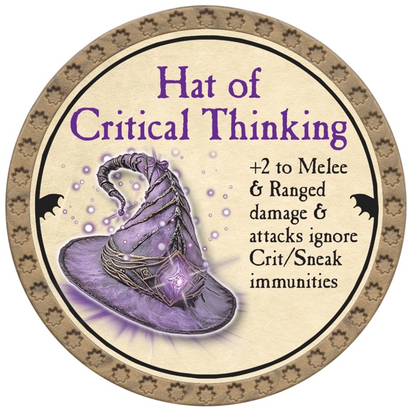 Hat of Critical Thinking - 2026 (Gold)