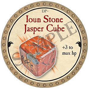 Ioun Stone Jasper Cube - 2025 (Gold)