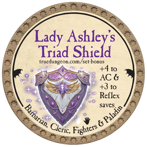 Lady Ashley's Triad Shield - 2026 (Gold)