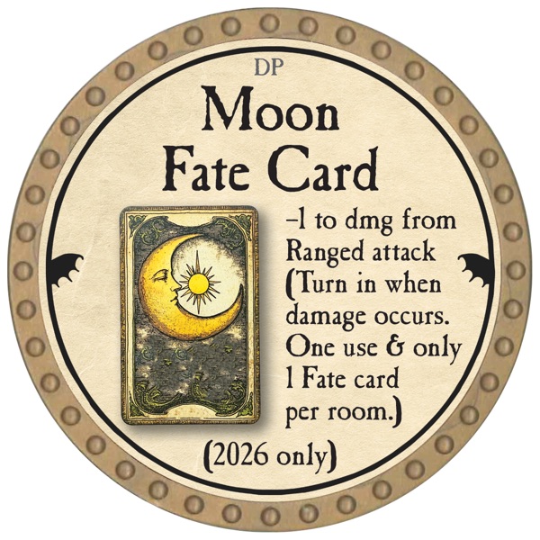 Moon Fate Card - 2026 (Gold)