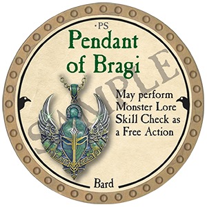 Pendant of Bragi - 2025 (Gold)