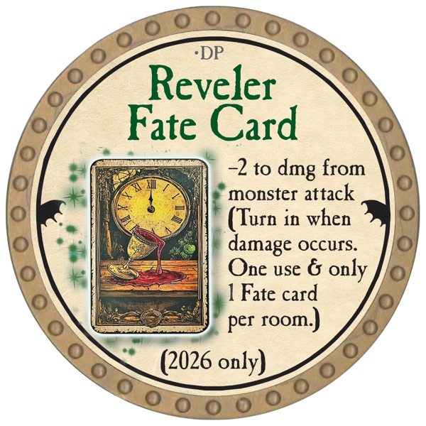 Reveler Fate Card - 2026 (Gold)