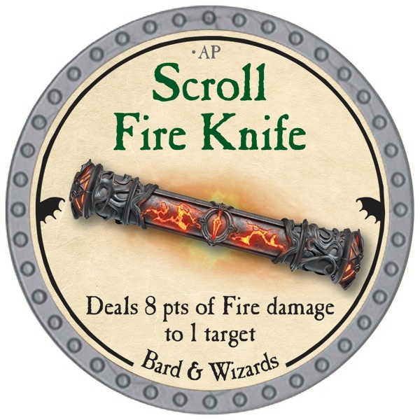 Scroll Fire Knife - 2026 (Platinum)