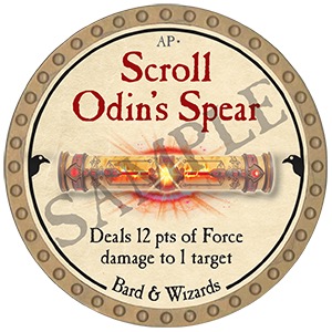 Scroll Odin's Spear - 2025 (Gold)