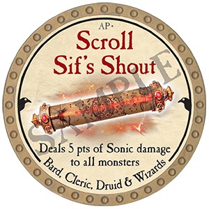 Scroll Sif's Shout - 2025 (Gold)