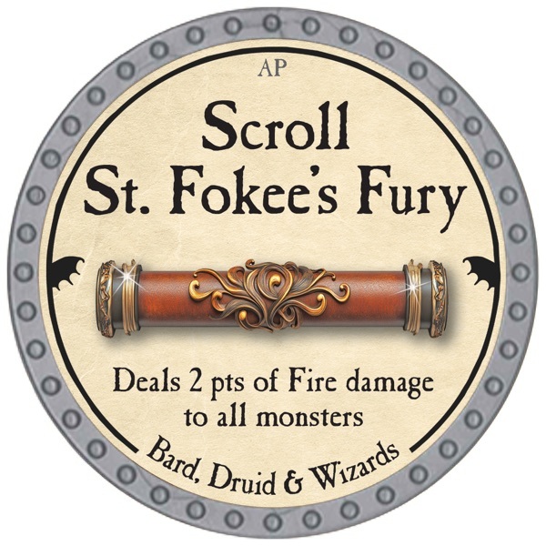 Scroll St. Fokee's Fury - 2026 (Platinum)