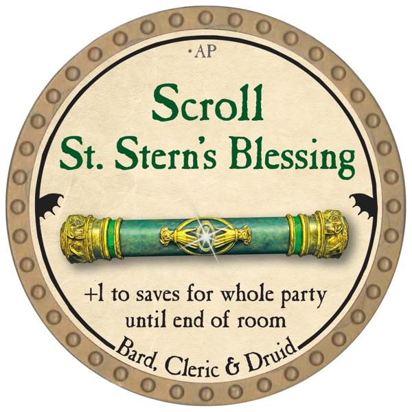 Scroll St. Stern's Blessing - 2026 (Gold)