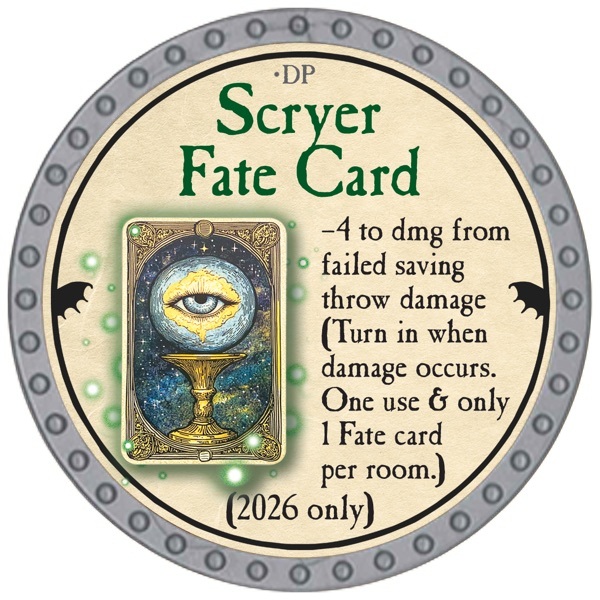 Scryer Fate Card - 2026 (Platinum)