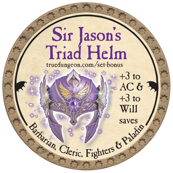 Sir Jason's Triad Helm - 2026 (Gold)