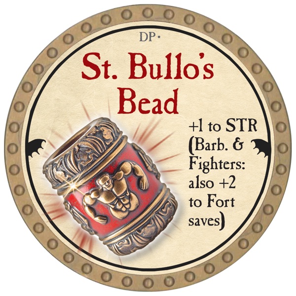 St. Bullo's Bead - 2026 (Gold)