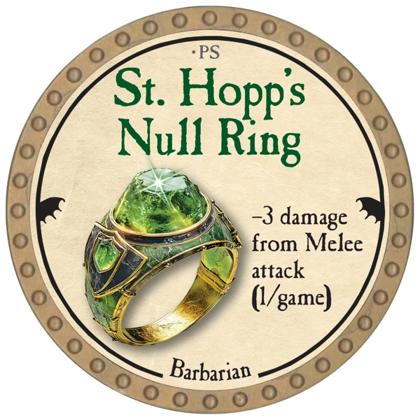 St. Hopp's Null Ring - 2026 (Gold)