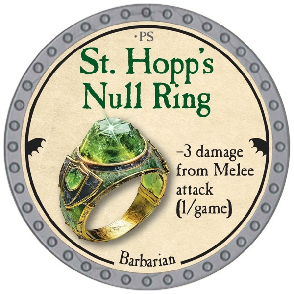 St. Hopp's Null Ring - 2026 (Platinum)