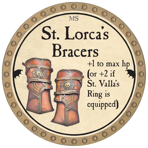 St. Lorca's Bracers - 2026 (Gold)