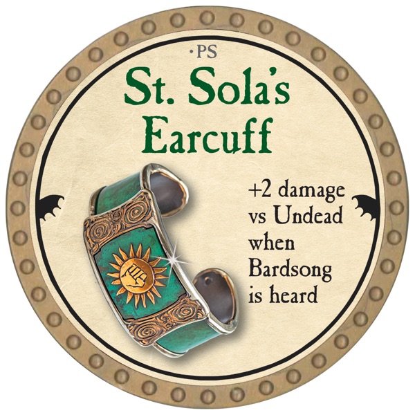 St. Sola's Earcuff - 2026 (Gold)