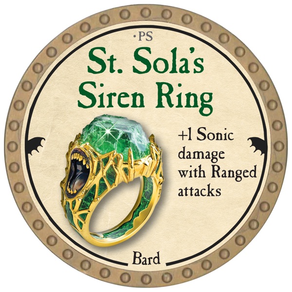 St. Sola's Siren Ring - 2026 (Gold)