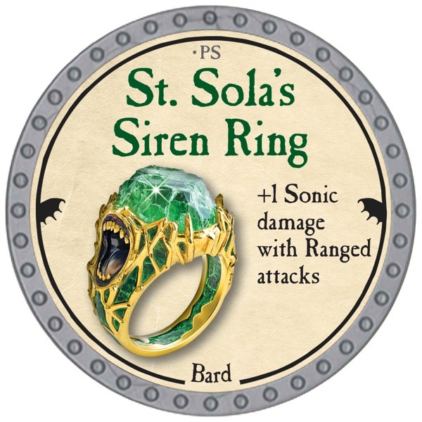 St. Sola's Siren Ring - 2026 (Platinum)