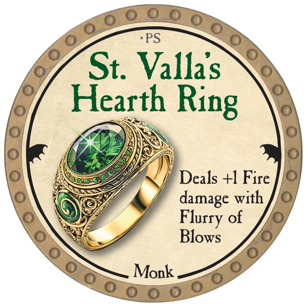 St. Valla's Hearth Ring - 2026 (Gold)